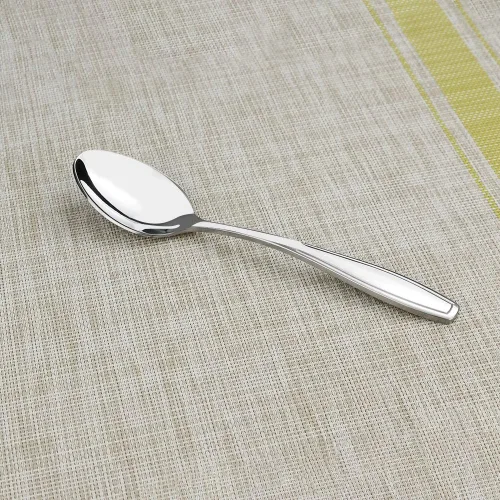 Miniatura 7 de Pekky Cuchara de postre de acero inoxidable, juego de cucharas pequeñas de 12 piezas