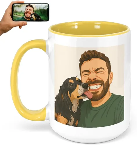 Miniatura 22 de Taza de café personalizada con foto, taza de cerámica personalizada de 11oz, taza de té con foto personalizada, idea única de regalo, Taza Café