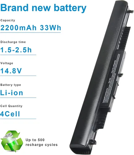 Miniatura 6 de 807956-001 807957-001 Batería de repuesto HS03 HS04 para laptop HP 240 G4, 245 G4, 250 G4, 255 G4, 256 G4 Series compatible con Notebook 14 14G 15