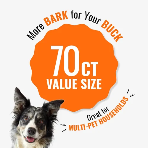 Miniatura 3 de Good 'n' Fun Twists - Golosina para perros de larga duración, con proteínas reales, piel de res y pollo premium, apoya la salud dental, estimulación