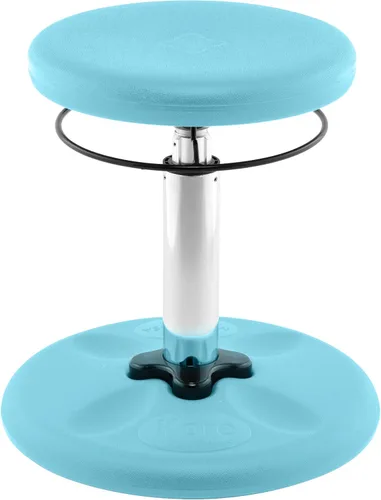 Miniatura 7 de Kore - Silla de altura ajustable, asiento activo para niños, adolescentes: Mejor que una pelota de equilibrio, asientos flexibles para aula. Verde