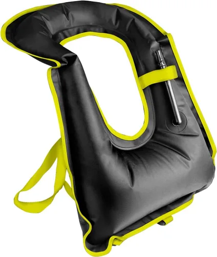 Chaleco de natación para adultos, chalecos inflables de flotabilidad, chaleco de esnórquel portátil para buceo, surf, natación, deportes acuáticos