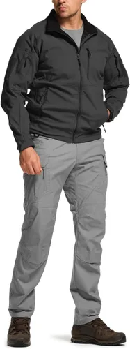 Miniatura 209 de CQR – Pantalones tácticos elásticos tipo cargo para hombre, resistentes al agua, de tela ripstop (antidesgarros), ligeros, ideales para uso diario