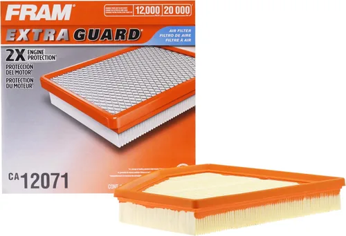 FRAM Extra Guard CA12071 - Filtro de aire de repuesto para modelos seleccionados de BMW, proporciona protección de filtro de hasta 12 meses o 12,000