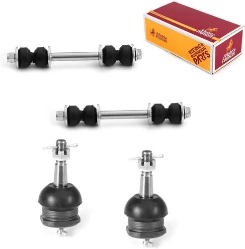 Miniatura 241 de Metrix Premium Chassis Parts - Juego de 4 piezas de articulación de rótula superior y barra estabilizadora delantera para Ford Ranger RWD 1998-2011