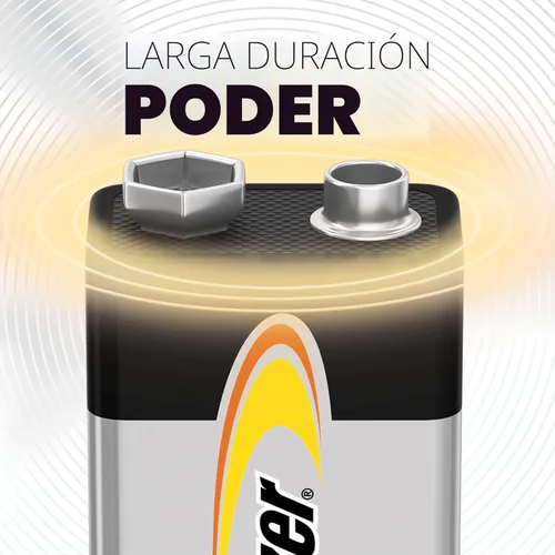 Miniatura 5 de Energizer Baterías alcalinas de 9 voltios (paquete de 8), baterías alcalinas de 9 V de larga duración