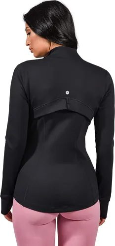 Miniatura 4 de 90 Degree By Reflex Chaqueta deportiva ligera con cremallera completa para mujer