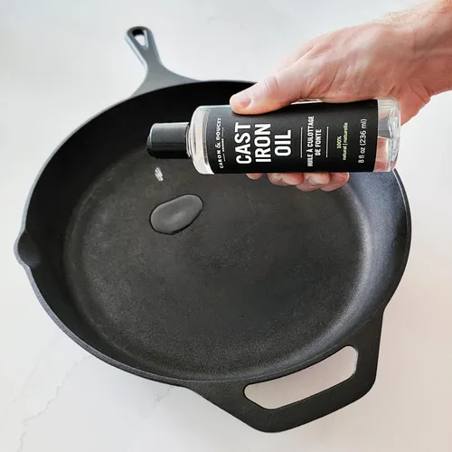 Miniatura 8 de CARON & DOUCET - Juego de Hierro Fundido Definitivo: Aceite para Sazonar, Jabón de Limpieza y Exfoliante Restaurador 100% a Base de Plantas y lo 2