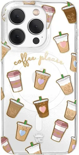 Miniatura 139 de VELVET CAVIAR Funda para iPhone 15 Pro, compatible con MagSafe, probada en caídas de 10 pies, estampado de leopardo y amatista púrpura