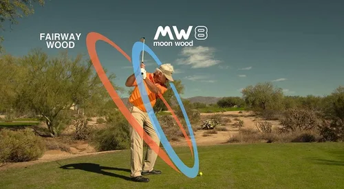 Miniatura 6 de MW8 Moon Wood - Madera de calle de golf premium para hombres y mujeres - Club de golf incluye cubierta para la cabeza - Legal para jugar en torneos
