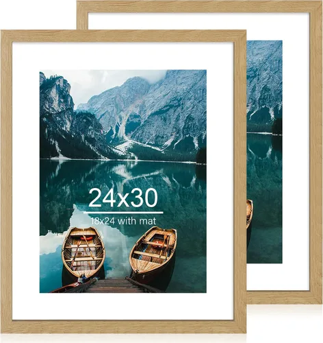 Miniatura 163 de Hongkee - Juego de 2 marcos de fotos, HK042515-MD5.5X8.5-BK(2PK)