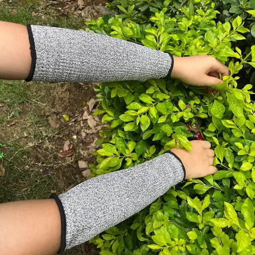Miniatura 6 de 2 pares de fundas protectoras de antebrazo resistentes a cortes, protección de nivel 5, mangas largas de 10 pulgadas, cómodas y elásticas
