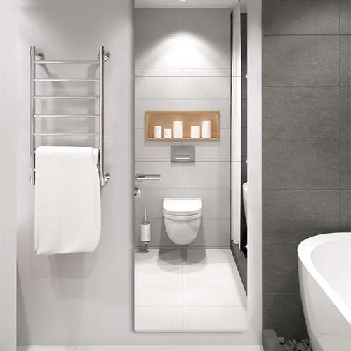 Miniatura 9 de JEOYOO Espejo de Pared de Cuerpo Entero, Espejos para Puerta, Espejo Acrílico Económico, Espejos de Gimnasio Irrompibles para Gimnasio en Casa
