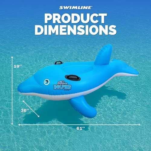 Miniatura 3 de Swimline Flotador de piscina estable de delfines