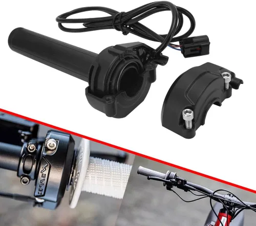 Puños de acelerador Surron Mando de acelerador y rodamiento rodante JXMOTONG Puños de acelerador con cable de acelerador Kit de acelerador para