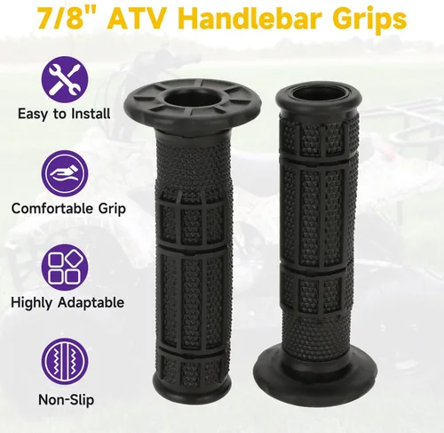 Miniatura 2 de HIAORS Empuñaduras de manillar ATV de 7/8" compatibles con Taotao Coolster 125cc 110cc Boulder B1 3050C chino 50cc 70cc 90cc Kazuma Baja SunL Roketa