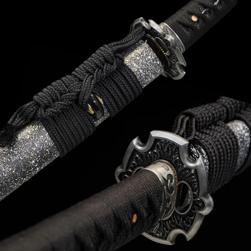 Miniatura 5 de Espada Katana Wuaiyebet forjada a mano tradicional con acero de alto carbono 1045/1060, espadas samurai japonesas hechas a mano, templadas al calor