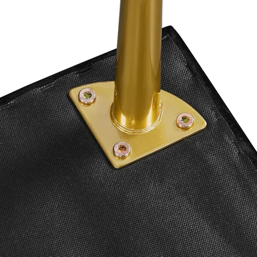 Miniatura 7 de Topeakmart Banco de comedor, banco de comedor con botones para cocina, banco de comedor tapizado, banco de comedor con base de metal dorado