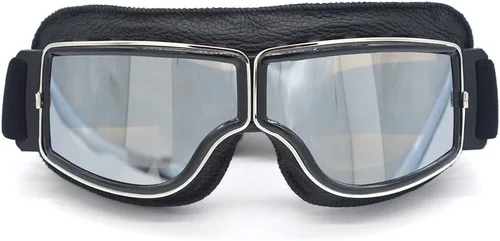 Miniatura 16 de Gafas de Motocicleta Vintage Antiarañazos Gafas de Scooter Esquí para Hombres Mujeres Adultos