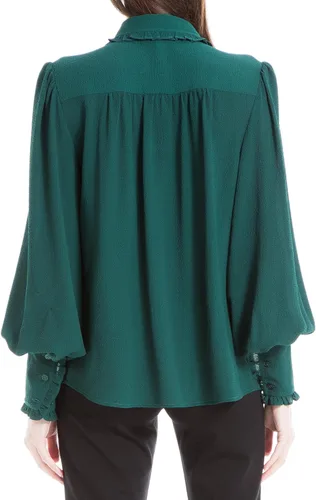 Miniatura 3 de Max Studio Camisa de manga larga con botones para mujer