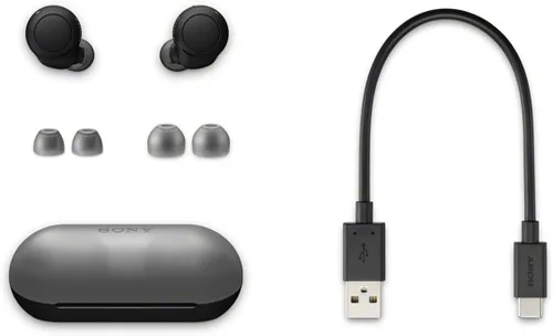 Miniatura 6 de Sony WF-C500 - Audífonos inalámbricos en el oído Bluetooth con micrófono y resistencia al agua IPX4, color negro