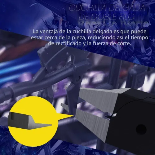 Miniatura 5 de stedi Pinza para modelo de 4,7 pulgadas, con hoja delgada y afilada y estuche para hojas, herramientas de modelaje de plástico, cortador de rebabas
