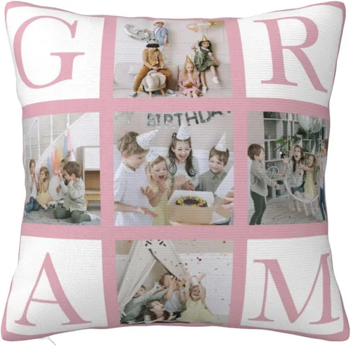 Miniatura 12 de Funda de almohada personalizada para regalos, funda de almohada personalizada con fotos, fundas de cojín para fotos, regalos personalizados