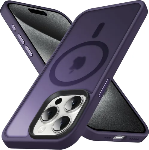 Miniatura 34 de Anqrp Funda magnética a prueba de golpes para iPhone 11, [compatible con MagSafe] [probada contra caídas de grado militar] Funda delgada de silicona
