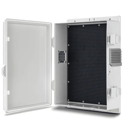 Miniatura 15 de Namunanee - Caja de conexiones eléctricas para exterior, recinto resistente al agua de ABS con panel de montaje interno y tapa con bisagras, 9.2" H