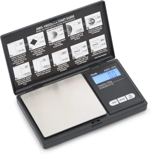 Miniatura 4 de AWS Series Báscula digital de bolsillo, Negro