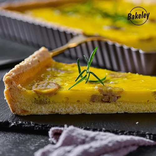 Miniatura 8 de Sartén rectangular para tartas de 13 pulgadas con parte inferior suelta extraíble, antiadherente, oblongo para hornear en horno (dorado champán)