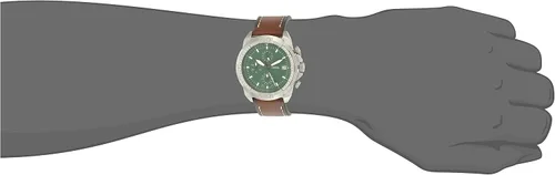 Miniatura 6 de Fossil Bronson Reloj casual de cuarzo para hombre con correa de acero inoxidable o cuero, Reloj cronógrafo Bronson