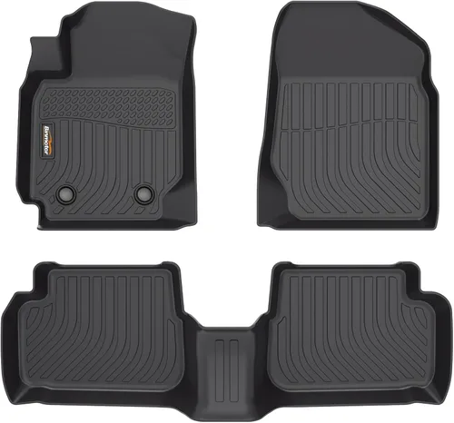 Miniatura 7 de Alfombrillas de TPE para Toyota Highlander 2014-2019 7 y 8 asientos, protección para todo tipo de clima, forros de piso de automóvil resistentes