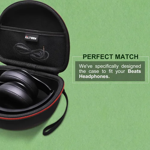 Miniatura 4 de Funda para auriculares compatible con Beats Studio Pro/Solo 4 / Studio 3 / Solo 3 / Picun B8 / BERIBES/JLab JBuds Lux ANC Auriculares inalámbricos