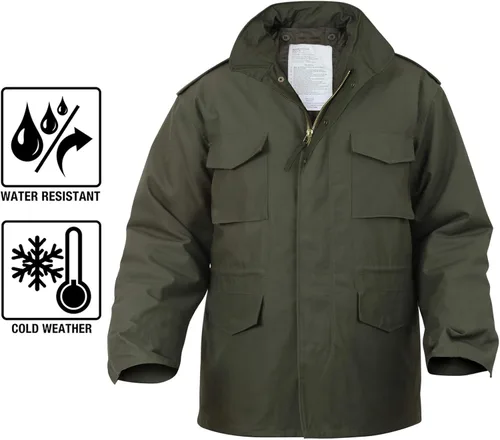 Miniatura 4 de Rothco M-65 - Chaqueta de campo, Verde, XXL