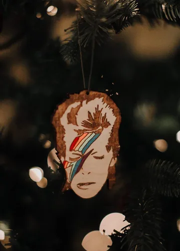 Miniatura 2 de RAINBOWIE Adorno navideño para espejo retrovisor