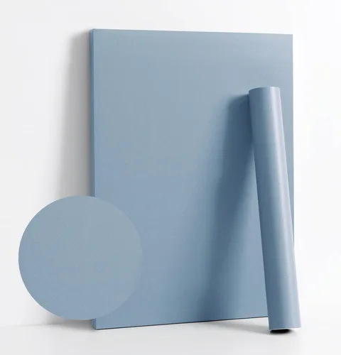 Miniatura 27 de Dimoon Papel Tapiz Verde de 236''x23.6'' para Despegar y Pegar Papel de Contacto Moderno Autoadhesivo Papel de Pared Removible Amigable para Verde
