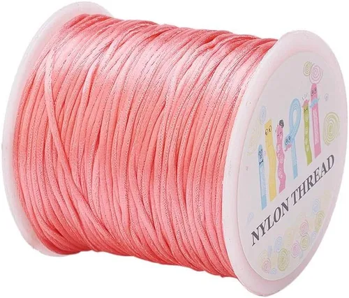 Miniatura 29 de Elecrelive - Cuerda de nailon de 200 yardas para pulseras, 200 yardas, cuerda de nailon para pulseras, 20 colores para collar, pulsera, joyería