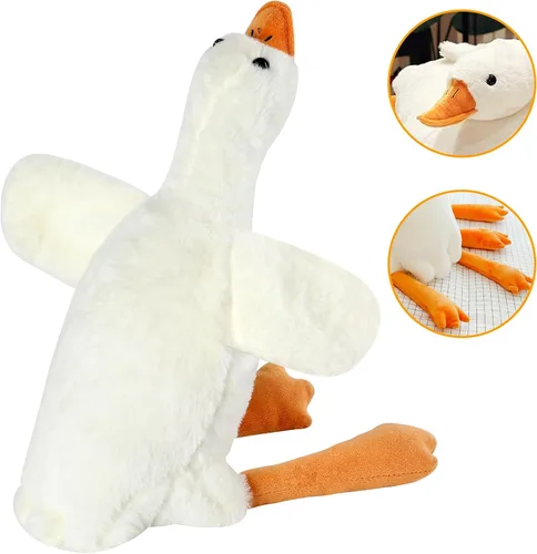 Miniatura 5 de CottonStar Animal de peluche de ganso de 20 pulgadas de felpa de 1.4 libras, lindo animal de peluche de pato, almohada de peluche suave, juguetes