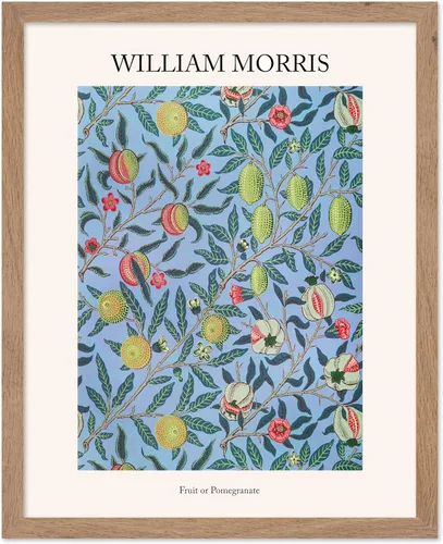 Miniatura 42 de Poster Master Póster vintage de William Morris, estampado de patrón retro de Santiago, arte de flores, arte de patrón textil, regalo para hombres
