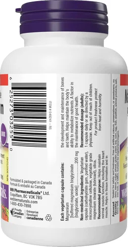 Miniatura 8 de Bisglicinato de Magnesio 200 mg Cápsulas