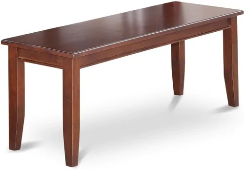 Miniatura 8 de East West Furniture PSML6D-MAH-W - Juego de mesa de comedor moderno de 6 piezas que contiene una mesa rectangular de madera con hoja de mariposa y 4