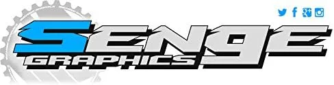 Miniatura 4 de 2004-2012 CRF 50F SG63 Custom MX matrículas Senge Graphics Kit compatible con Honda