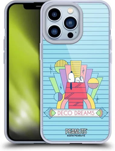 Miniatura 127 de Head Case Designs Snoopy Deco Dreams - Funda de gel suave con licencia oficial de Peanuts Blue Pattern compatible con Apple iPhone 7 Plus/iPhone 8