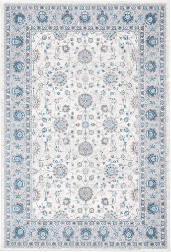 Miniatura 25 de Safavieh Sofia Collection SOF330B, tapete clásico color gris claro y beige, Polipropileno
