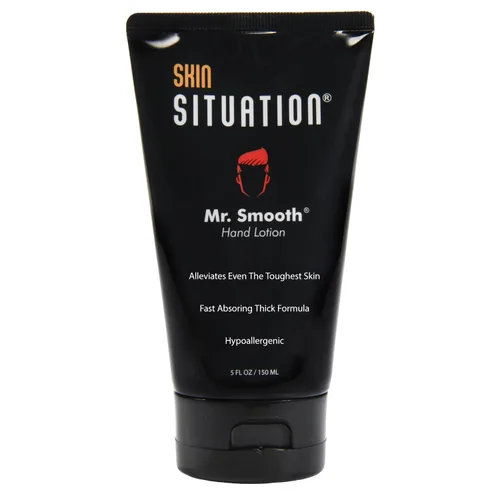 Mr. Smooth - Loción de manos para hombres Crema curativa gruesa que repara manos ásperas y secas agrietadas y alivio de la piel. Hipoalergénico y
