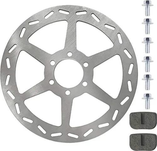 HOLATO Rotor de disco de freno trasero con pastillas para Motovox MBX10 MBX11 Baja Doodle Bug DB30 Blitz Racer Coleman CT100U CC100X CK100 SK100