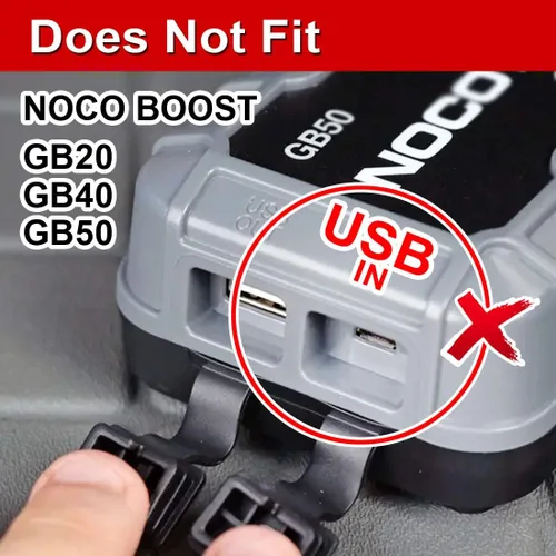 Miniatura 4 de T POWER Cargador rápido rápido para NOCO GB150 GB250 GB251 GB500 XGC4 UltraSafe Lithium Jump Starters Ac Dc Adaptador Clase 2 Cable de fuente