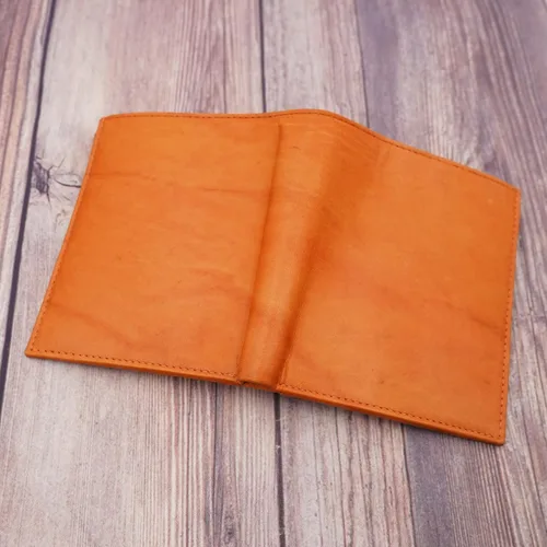 Miniatura 5 de ag wallets Billetera bifold europea de piel auténtica RFID para hombre, 2 ventanas de identificación, Bronceado mermelada, Cartera Rfid plegable Lage