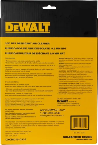 Miniatura 8 de DEWALT 3/8" NPT filtro de aire desecante (DXCM019-0338)
